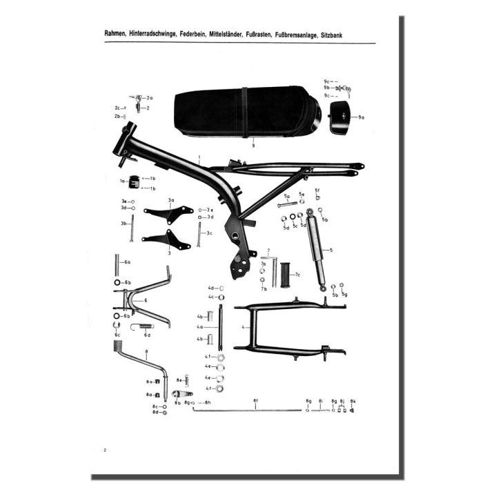 Ersatzteilliste Hercules K50 Sprint, MK 3 X, MK 4 X