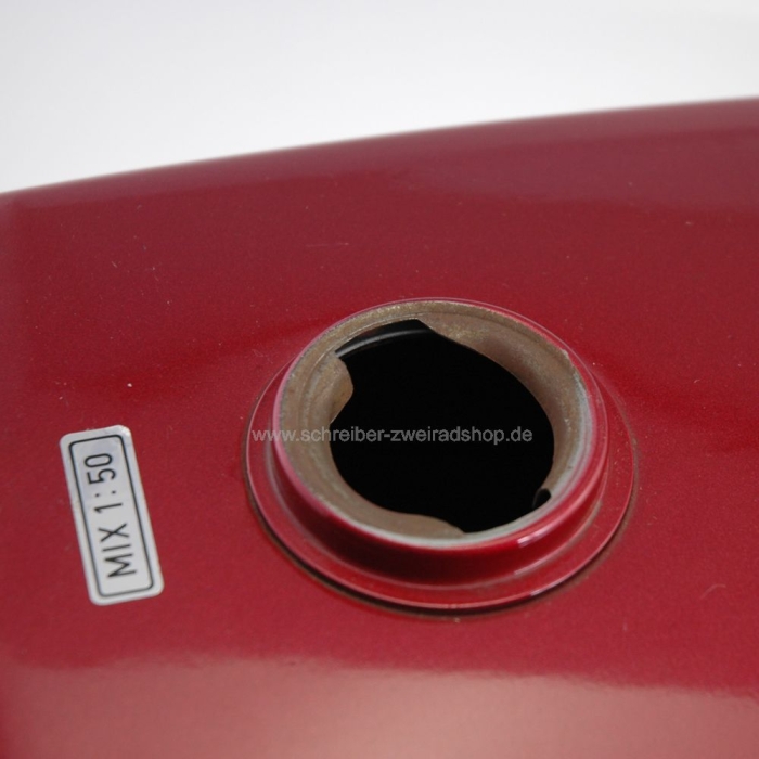Kraftstofftank HERCULES Ultra 80 bordeausrot